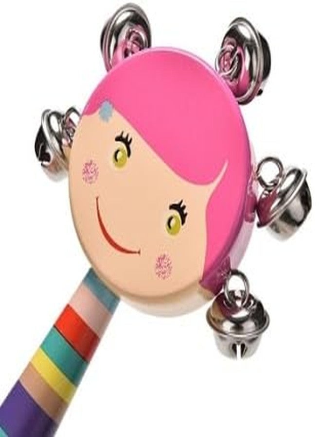 Little Mind Wooden Toys Baby Rattles for 6 to 12 Months | Gift for New Born Baby Toys Girl Boy Infants 0 to 6 Months - Set of 6 pcs - Non Toxic Multi Colors - Develops Sensory Skills - Image 5